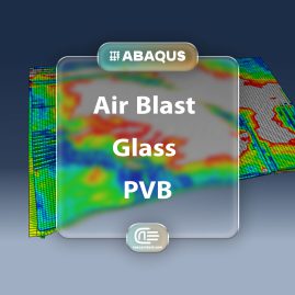 Workshop: Simulation Air Blast Explosion Over The Composite Panelglasspvb In Abaqus