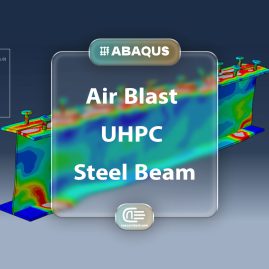 Workshop: Simulation Air Blast Load Over A Composite Beam Uhpfrc Steel Beam With Shear Stud In Abaqus